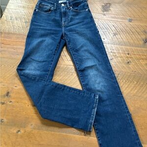 Good American Mid-Rise Blue Jeans